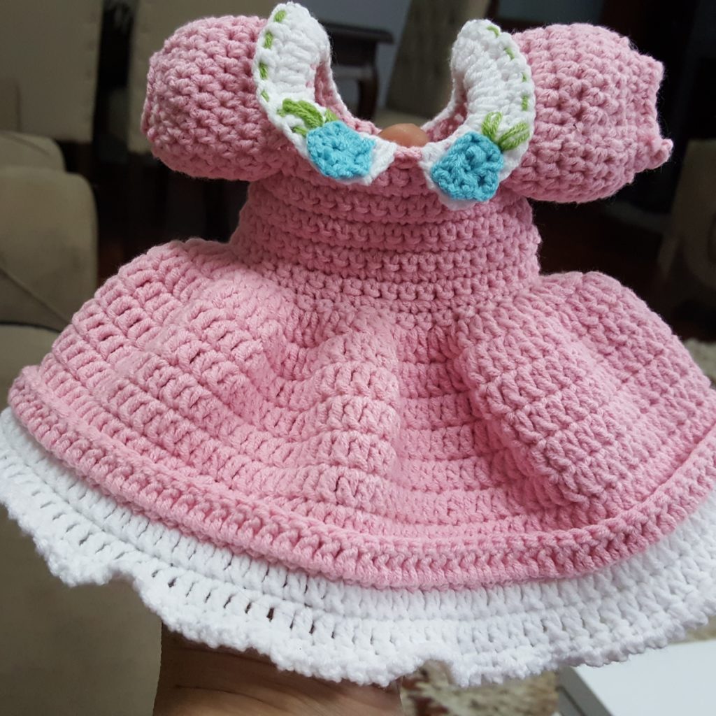 Amigurumi Bebek Elbise Yapımı